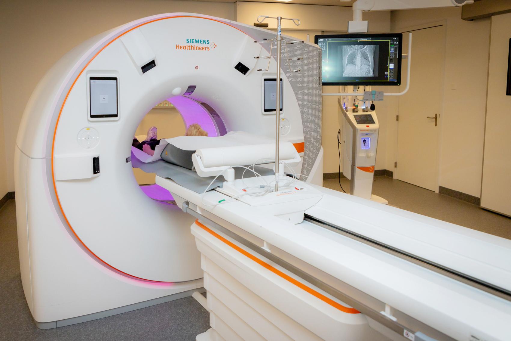 In de CT-scan