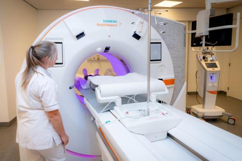In de CT-scan