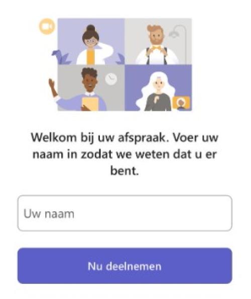 Beeldbellen stap 5