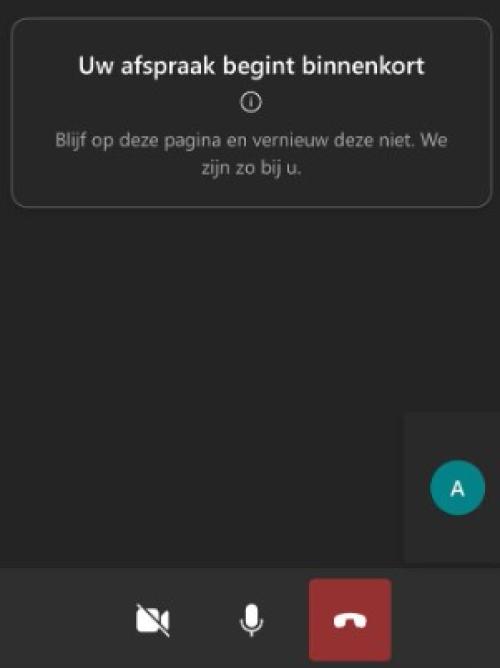 Beeldbellen stap 8