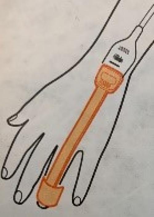 Saturatiemeter rond vinger