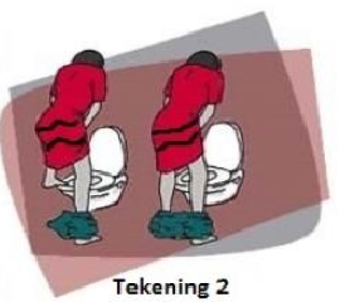Zelfkatheterisatie op de toilet