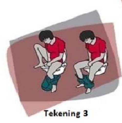 Zelfkatheterisatie op de toilet