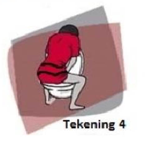 Zelfkatheterisatie op de toilet