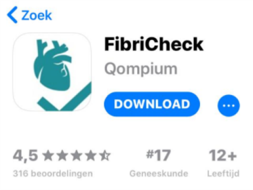   Afbeelding FibriCheck app 